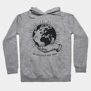 'The World Is In Your Hands' Food and Water Relief Shirt Hoodie